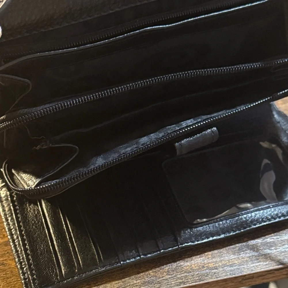 Brighton large wallet crossbody leather multimedia bag checkbook holder